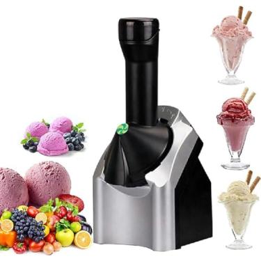 Imagem de MáQuina De Sorvete, Sobremesa De Frutas DoméSticas DIY MáQuina De Sorvete, MáQuina De Sorvete Caseira Infantil, Suave E Deliciosa/Sem Aditivos, MáQuina De Sorvete De Frutas Congeladas