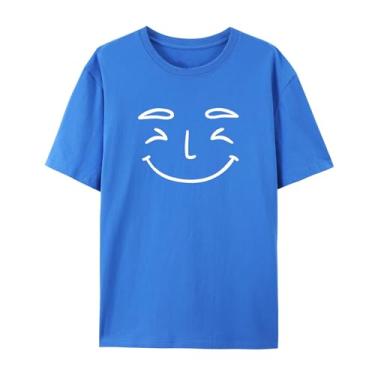 Imagem de Camiseta para homens e mulheres, estampa fofa e divertida para presentes para irmãs, irmãs, pais, mães, amigos e assim por diante, Azul, 5G
