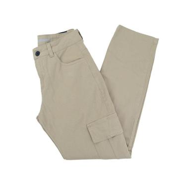 Imagem de Calça Sarja Masculina Freesurf Cargo True Marrom - 110802355-Masculino