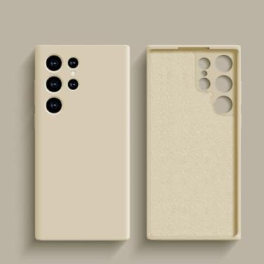 Imagem de Capa de telefone de silicone líquido para samsung galaxy s22 s21 s23 s24 ultra a34 a52 a54 5g casos capa protetora macia, branco, para samsung a54 5g