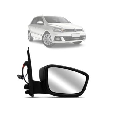 Imagem de SPJ, Retrovisor Controle Elétrico VW Gol G5 10 11 Texturizado Direito EB614