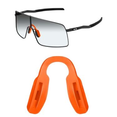 Imagem de Mryok Peças de nariz de substituição para óculos de sol Oakley Sutro TI OO6013 - Laranja