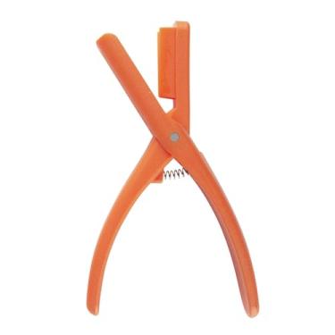 Imagem de Baoblaze Ferramenta descascador de lagostins para frutos do mar, dispositivo manual eficiente para descascar lagostins, descascador de camarão para restaurante, Laranja