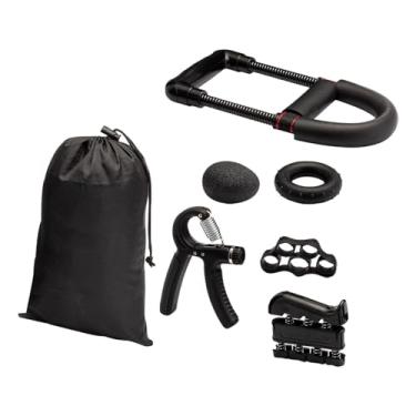 Imagem de kowaku Fortalecedor de aperto de mão, exercitador de dedo, treinador de pulso, equipamento fitness, faixa de resistência para tenistas