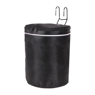 Imagem de kowaku Cesta dianteira traseira da bicicleta cesta de armazenamento do guiador dianteiro organizador de bagagem de viagem pendurado cesta de bicicleta para