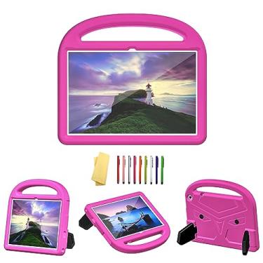 Imagem de UUcovers Capa infantil para tablet Walmart Onn 10.1 polegadas Gen 3 versão 2022 (modelo: 100071485), com suporte de alça resistente à prova de choque, capa leve para Walmart Onn 25.7 cm 2022 (3ª