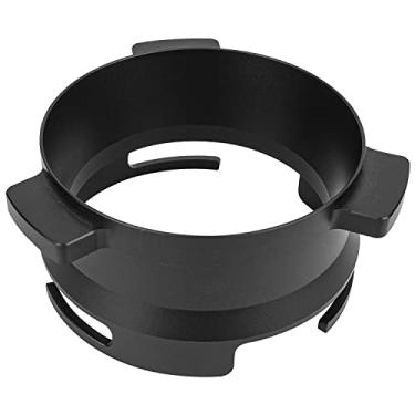 Imagem de Funil dosador de café 54 mm acessórios para café expresso anel dosador de metal de alumínio para portafilter Breville preto mãos livres