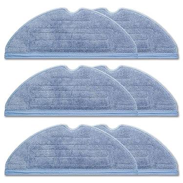 Imagem de 6 Pcs Replacement Mop Pads Compatible with Roborock S7 S7+ S7 MaxV S7 MaxV Plus S7 MaxV Ultra T7S T7S Plus S8 S8+ Plus Robot Vacuum, Microfiber Mopping Cloth Pad AccessoriesQ