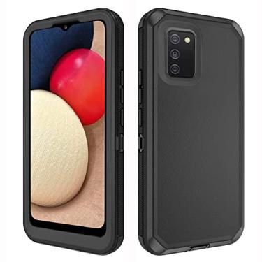 Imagem de Asuwish Capa de celular para Samsung Galaxy A02s, híbrida, resistente, à prova de choque, rígida, protetora, à prova de quedas, acessórios para celular Glaxay A 02s Galaxies M02s SM-A025V feminino