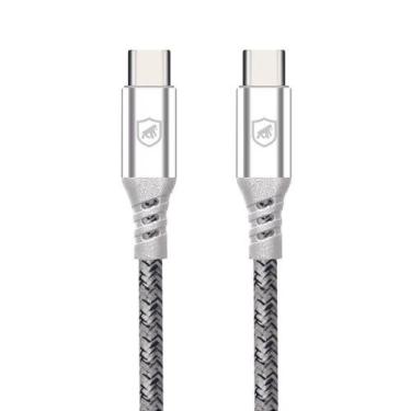 Imagem de Cabo Dual Tech PD 100W Tipo C/Tipo C -Branco- 1,8M - Gshield
