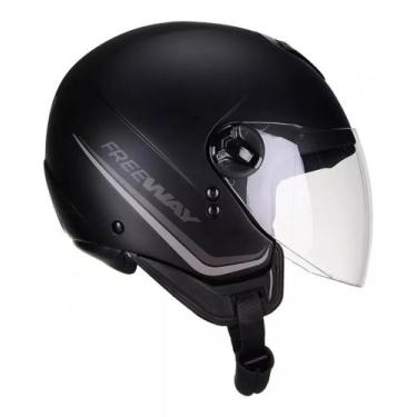 Imagem de Capacete Moto Peels Freeway New Classic Preto, 58
