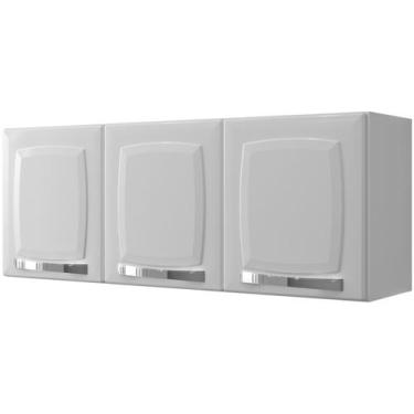 Imagem de Armário de Cozinha Aéreo Itatiaia Rose ARM-105 3 Portas 105x40cm, Bran