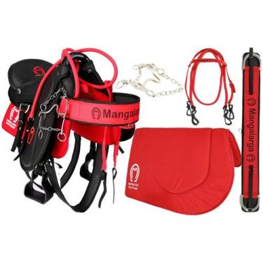 Imagem de Sela Australiana Para Cavalo Completa 16 Polegadas + Acessorios e Mant