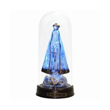 Imagem de Luminária Imagem Nossa Senhora Aparecida Com Redoma Led ul - Amor Lind