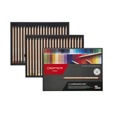 Imagem de Caran D'Ache Lápis de Cor Luminance 40 Cores, 40 Cores