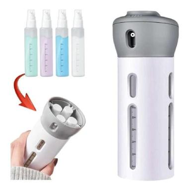 Imagem de Kit Viagem 4Em1 Banho Shampoo Sabonete Dispenser Portátil - Bw Boutiqu