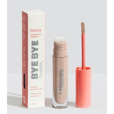 Imagem de Corretivo Líquido Dailus Bye Bye Olheira 4,5ml Lançamento, D1-Claro