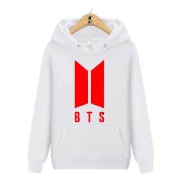 Imagem de Blusa de Moletom Canguru BTS I - Wess Store, Vermelho, G