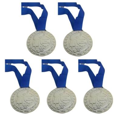 Imagem de Kit C/5 Medalhas de Ouro Prata ou Bronze Honra ao Merito 943 - 1 Fit, 