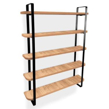 Imagem de Nicho Prateleira De Parede Expositor Organizador Arusi 100 Esmaltes 5 