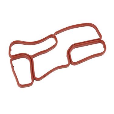 Imagem de X AUTOHAUX Junta de vedação do refrigerador da carcaça do filtro de óleo para Mercedes-Benz G550 2013-2015 2721840280