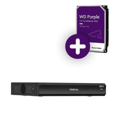 Imagem de DVR Intelbras 8 Canais 5MP Lite com HD 1TB  Gravador de Vídeo iMHDX 30