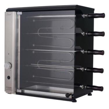 Imagem de Churrasqueira Elétrica de Bancada Vertical Titan Stand 5 Espetos Girat