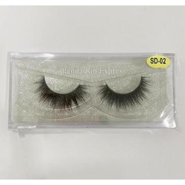 Imagem de Cílio Mink 100% Pelo Natural Longo Cheio Premium Cílios Postiços - Imp