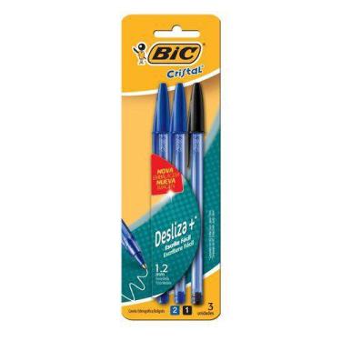 Imagem de Caneta Bic Cristal Soft Embalagem 3 Un