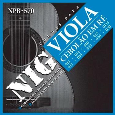 Imagem de Jogo De Cordas Para Viola Caipira Nig Cebolão Em Ré Npb-570