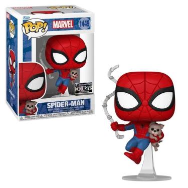 Imagem de Boneco Funko Pop Marvel - Homem-Aranha E Cachorro Sandwich