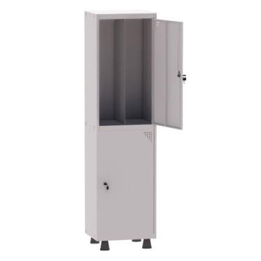 Imagem de Armário Guarda Volume Locker Roupeiro Insalubre 1 Vãos 02 Portas GRP50