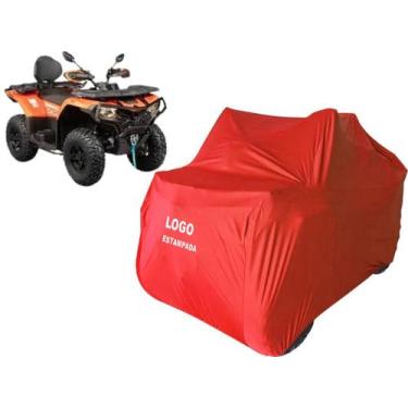 Imagem de Capa Quadriciclo Cfmoto Cforce 520 L Tecido Helanca Lycra - Mz, Vermel
