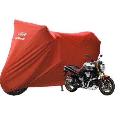 Imagem de Capa Protetora Para Cobrir Moto Yamaha MT 01 - Mz, Vermelha