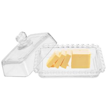 Imagem de Porta Manteiga De Vidro Tampa Cristal Manteigueira de Vidro - Lyor, 17