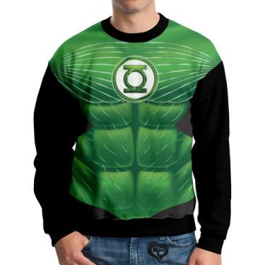 Imagem de Moletom Lanterna Verde Infantil UNISSEX Roupas blusa casaco - Alemark,
