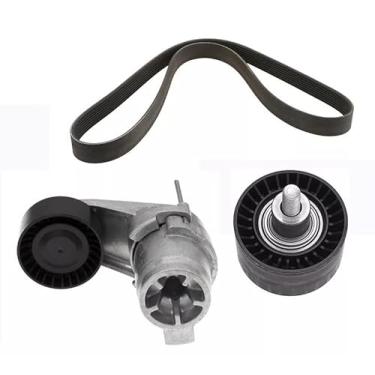 Imagem de S SONLEE Kit de correia dentada de tensores de transmissão 11287589361 compatível com BMW 535i 640i X5 X6 3.0L 2010-2019 Substituição # 11287589366