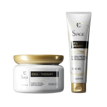 Imagem de Kit Eudora Siàge Cica-Therapy Máscara Ressecados Finalizador