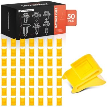 Imagem de A-Premium Clipe de retentores de capa de para-choque traseiro de nylon de 50 peças compatível com Infiniti QX60, Q50, QX80, Q60, G37, QX56, QX70, Q70, QX30, Q40, GT-R, FX35, FX37, FX45, FX50, G20,