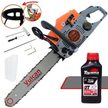 Imagem de Motosserra Profissional Á Gasolina Vulcan VS620 Com ÓLEO TOYAMA 2T 62C