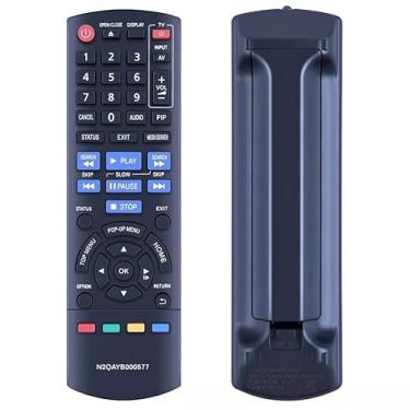 Imagem de XINFUTE Novo N2QAYB000577 de substituição adequado para controle remoto Panasonic Blu-Ray Player DMP-BD75EF-K