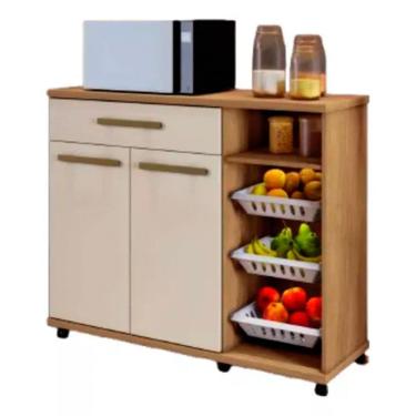 Imagem de Balcão Fruteira 2 Portas 1 Gaveta Salinas Arte Móveis