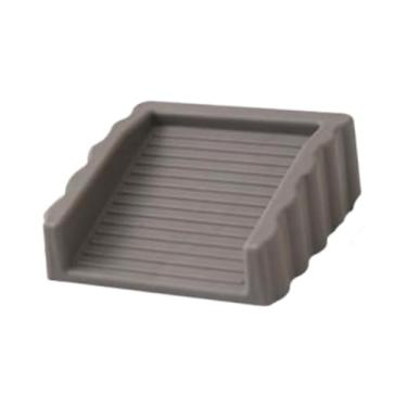 Imagem de Fenteer Porta de proteção contra piso de proteção do piso porta porta para o quarto de escritório apartamento na escola, Cinza