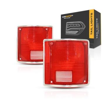 Imagem de Par de lentes de luz traseira para Chevy Pickup GM2800122 + GM2801122