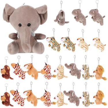 Imagem de Toyvian Adorável Mini Chaveiros de Pelúcia Conjunto de Peças Brinquedos de Pelúcia para Decoração de Mochilas