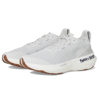 Imagem de PUMA Tênis de corrida masculino Foreverrun Nitro 2 Saysky, Cinza pena/cinza claro liso, 38