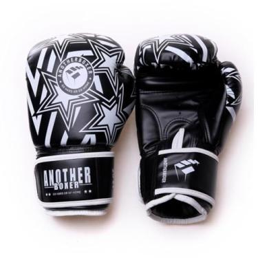 Imagem de Luvas de boxe Luvas de boxe masculinas e femininas para treinamento de luta livre com saco de areia tailandês (Branco, 12oz)