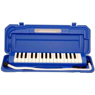 Imagem de Escaleta Dolphin 32 teclas azul com case