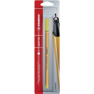 Imagem de Stabilo Caneta Point 88 Ponta Fina 0,4 mm Amarelo Neon