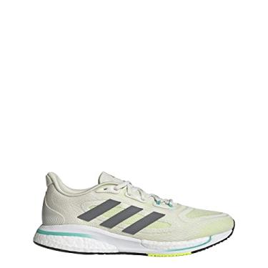 Imagem de adidas Tênis de corrida masculino Supernova, Mint Rush/Night Metálico/Amarelo Solar, 43, Mint Rush/Night Metallic/Solar Yellow, 12.5